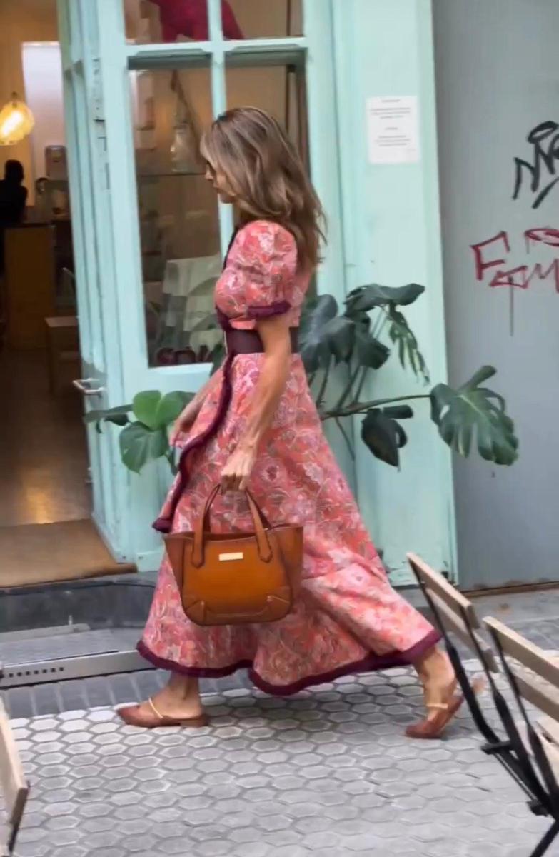 SHAUNA – ELEGANT LONG DRESS WITH PUFF SLEEVES