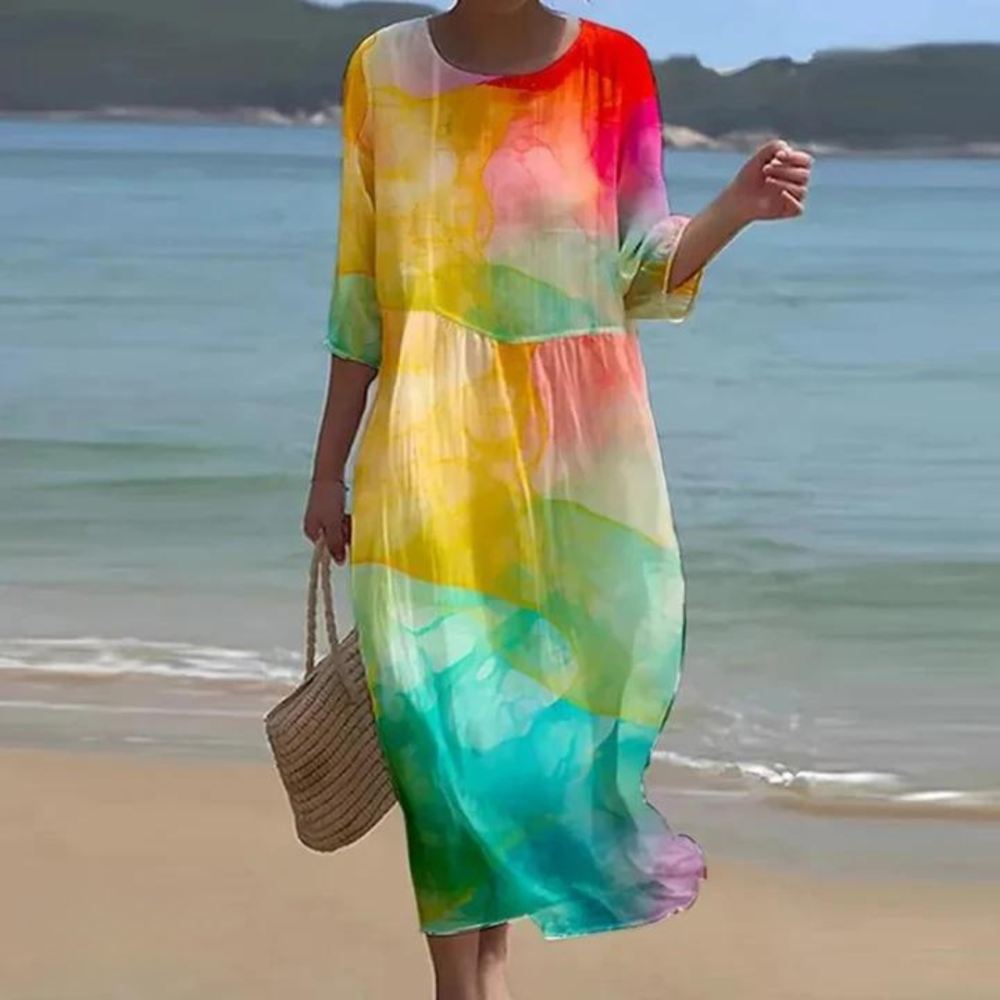 Linora - Women's Breezy Collared Summer Top
