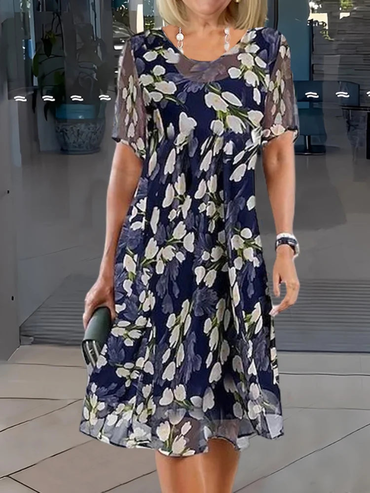 ALISA – SOFT AND FEMININE FLORAL DRESS