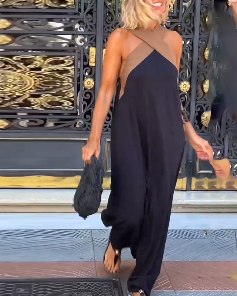 SLOANE - CROSS NECK DRESS