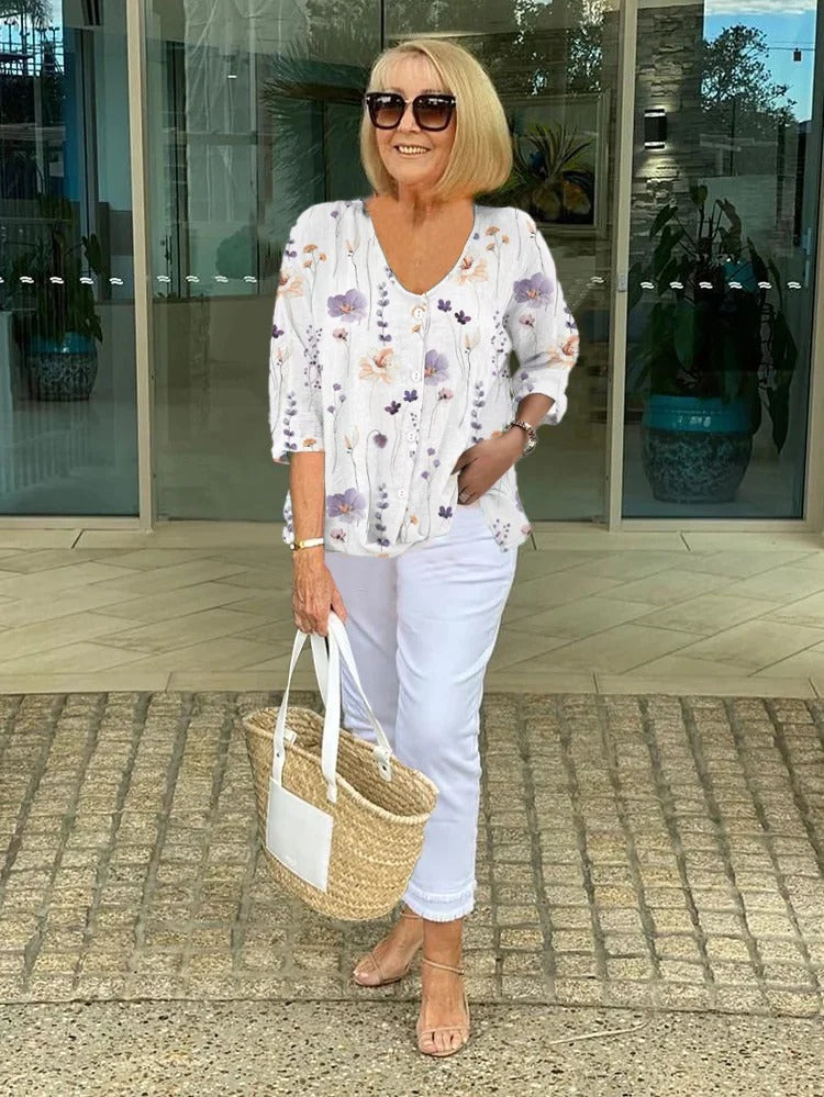 JYTTE – FLORAL TOP