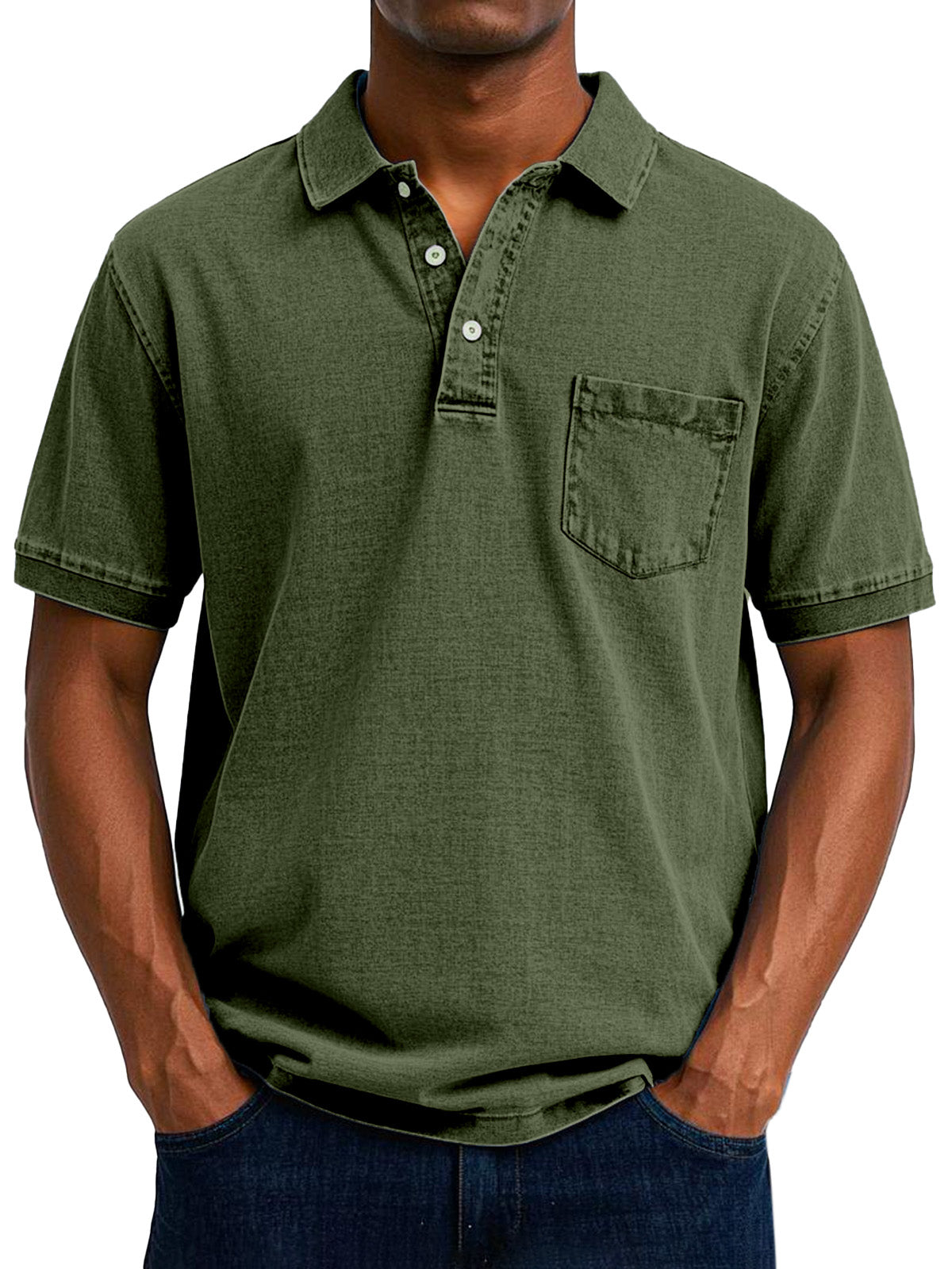 SEAN - CASUAL VINTAGE POLO SHIRT FOR MEN