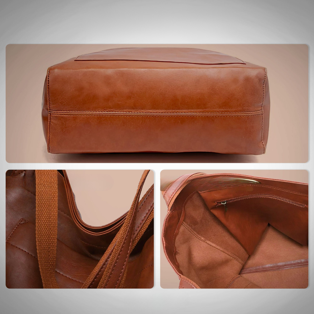 ELENA - LEATHER TOTE BAG