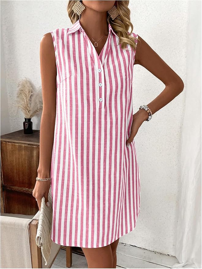 ALMA – STRIPED DRESS
