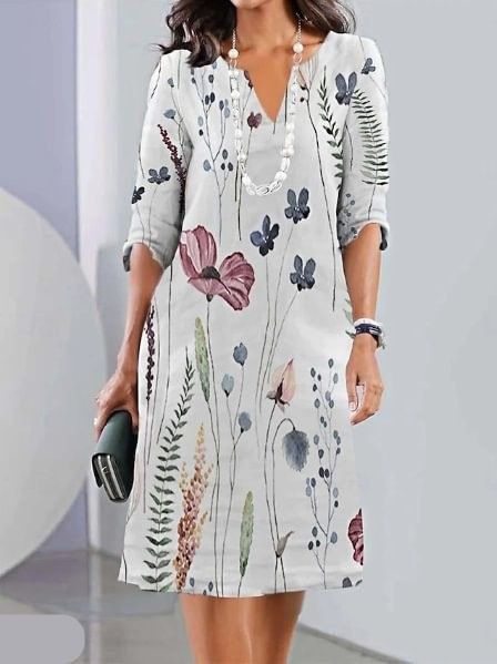 ALISA – SOFT AND FEMININE FLORAL DRESS