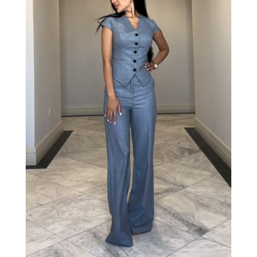 HANNAH - LINEN SHIRT AND PANTS SET