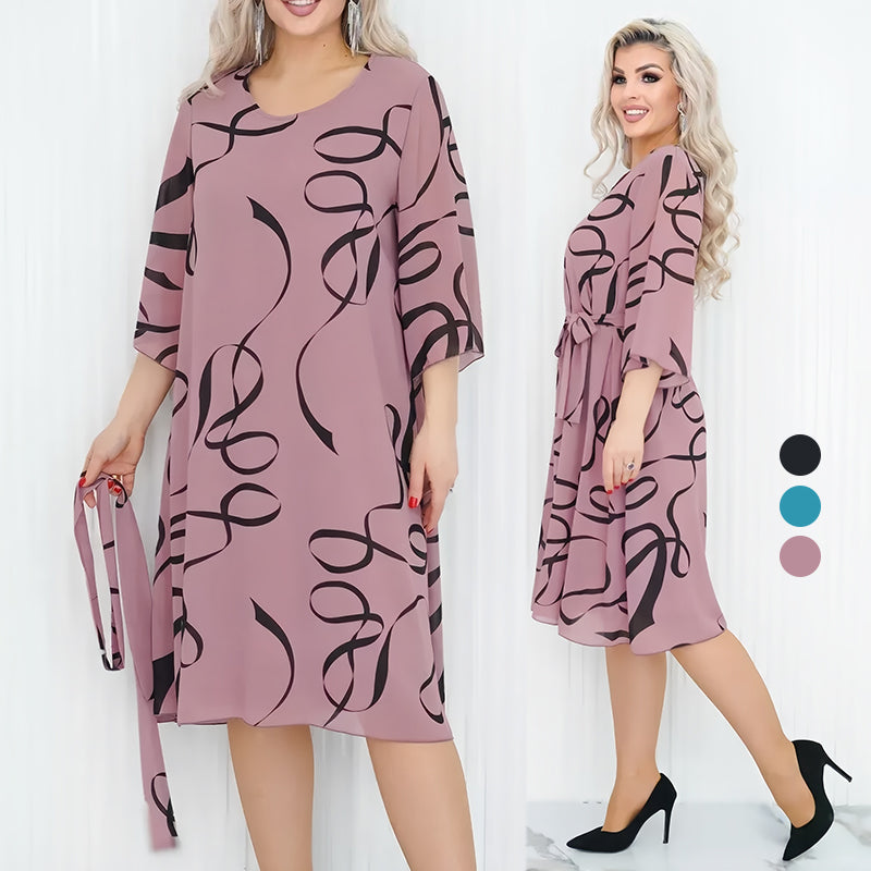 AURNIA - BELTED SUMMER DRESS