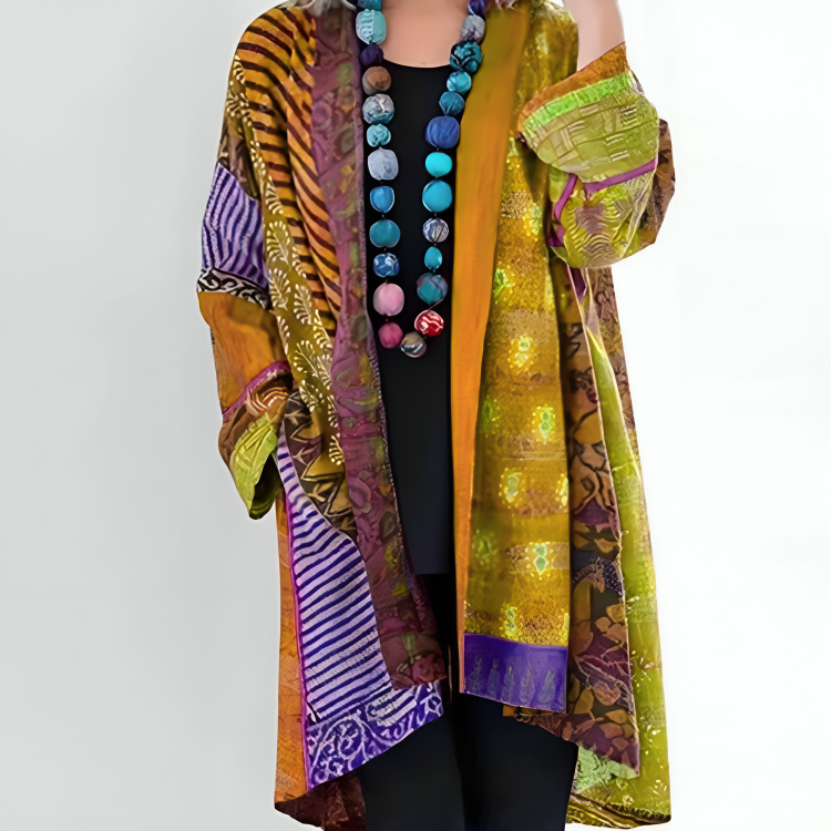 NIA - COLOURFUL BREEZY CARDIGAN