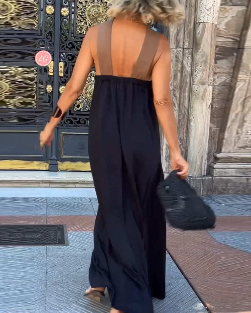SLOANE - CROSS NECK DRESS