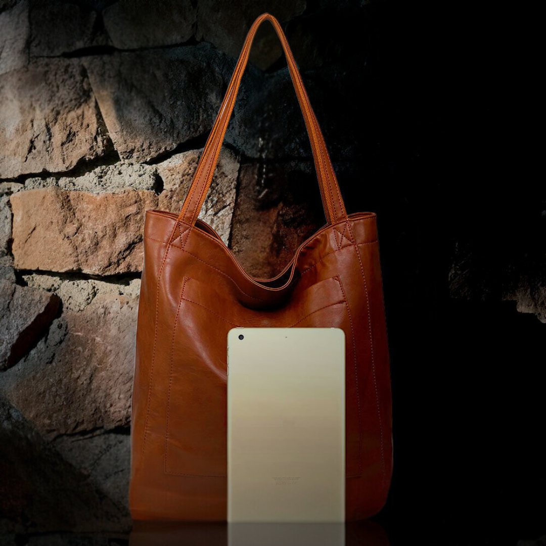 ELENA - LEATHER TOTE BAG