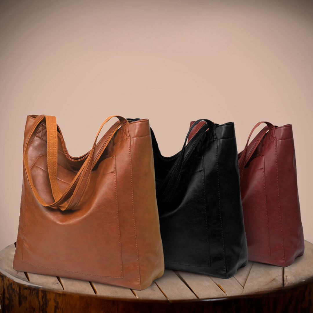 ELENA - LEATHER TOTE BAG