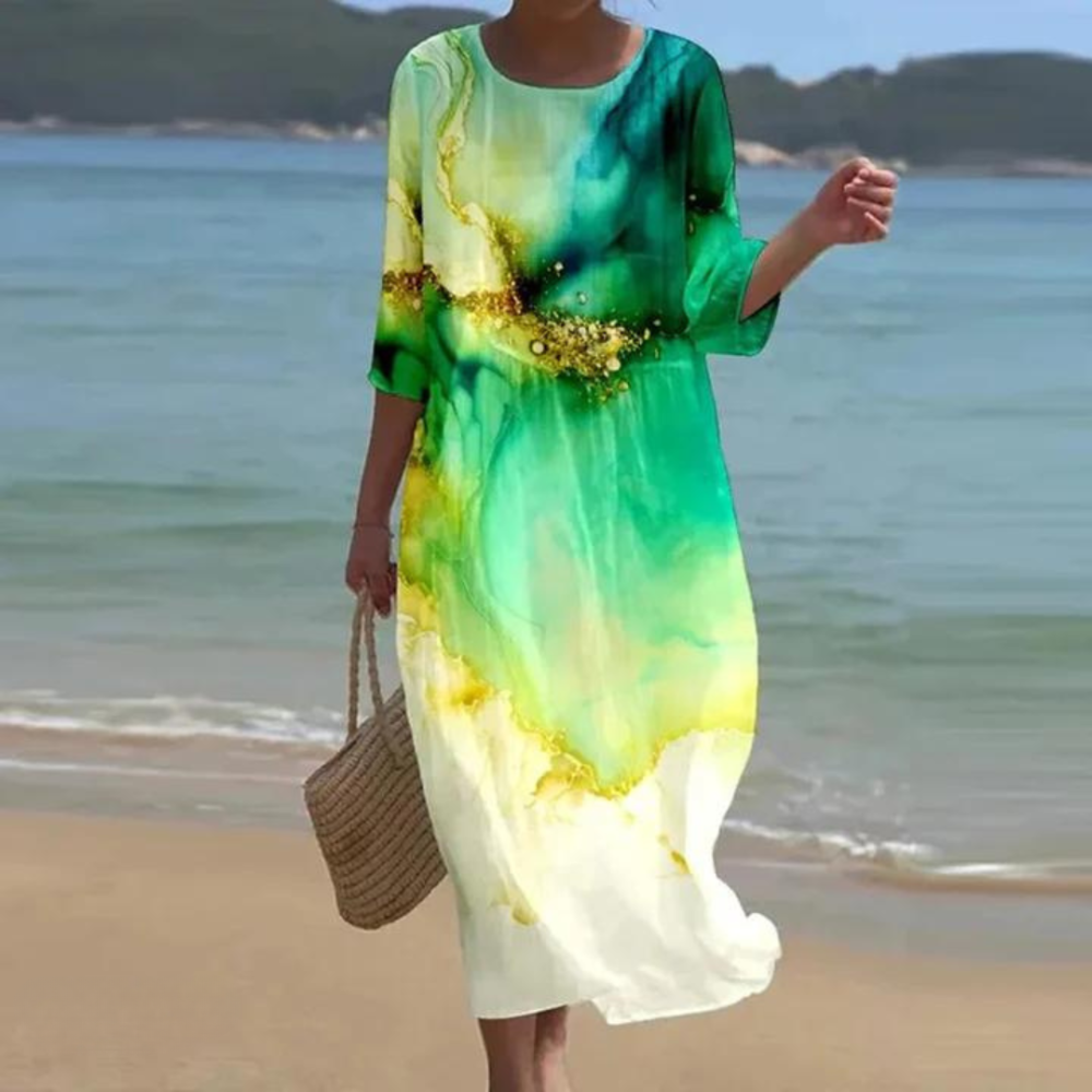 Linora - Women's Breezy Collared Summer Top