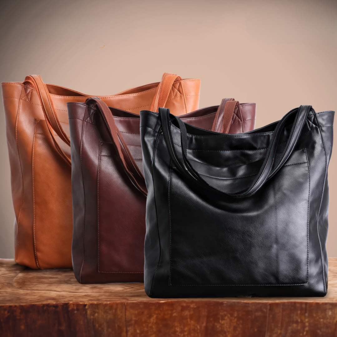 ELENA - LEATHER TOTE BAG
