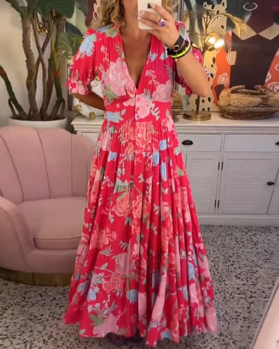 MOLLY - CASUAL PRINTED DRESS