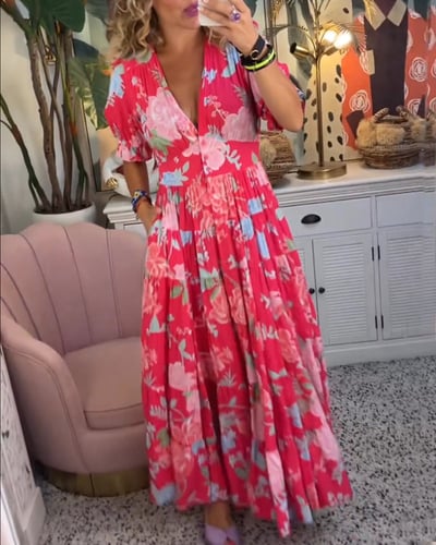 MOLLY - CASUAL PRINTED DRESS