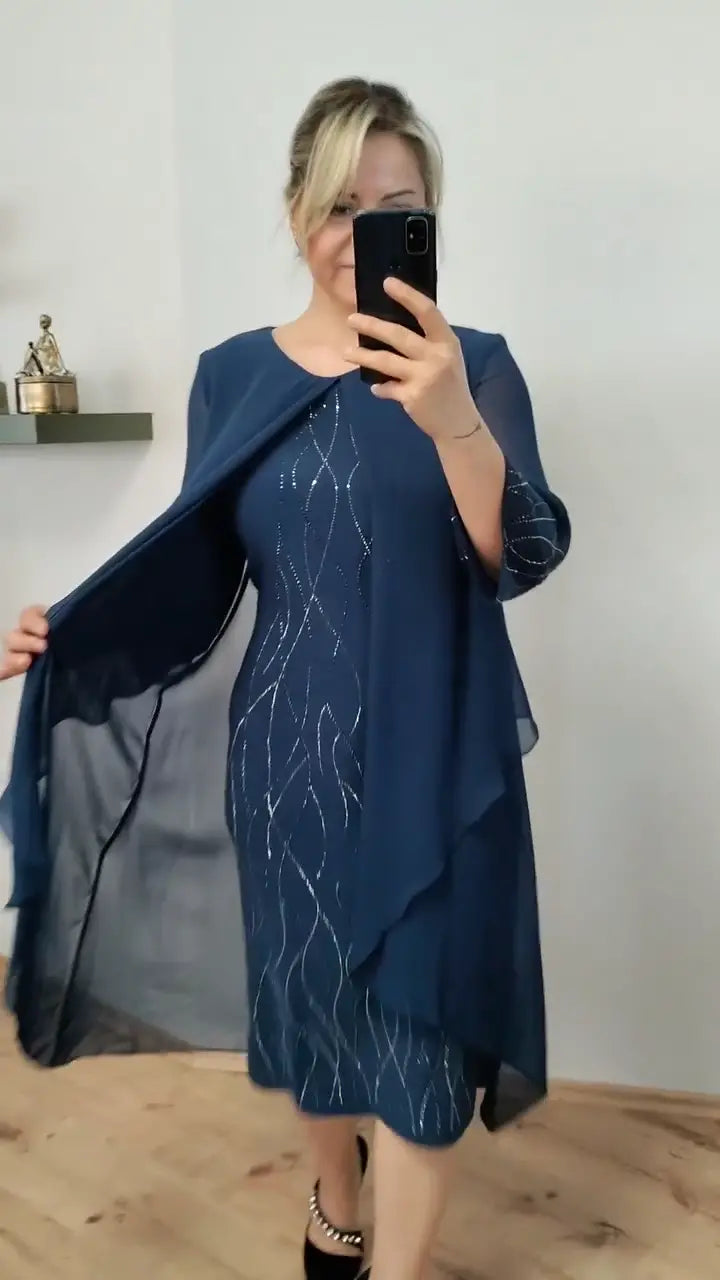 MEARA - STYLISH CHIFFON DRESS