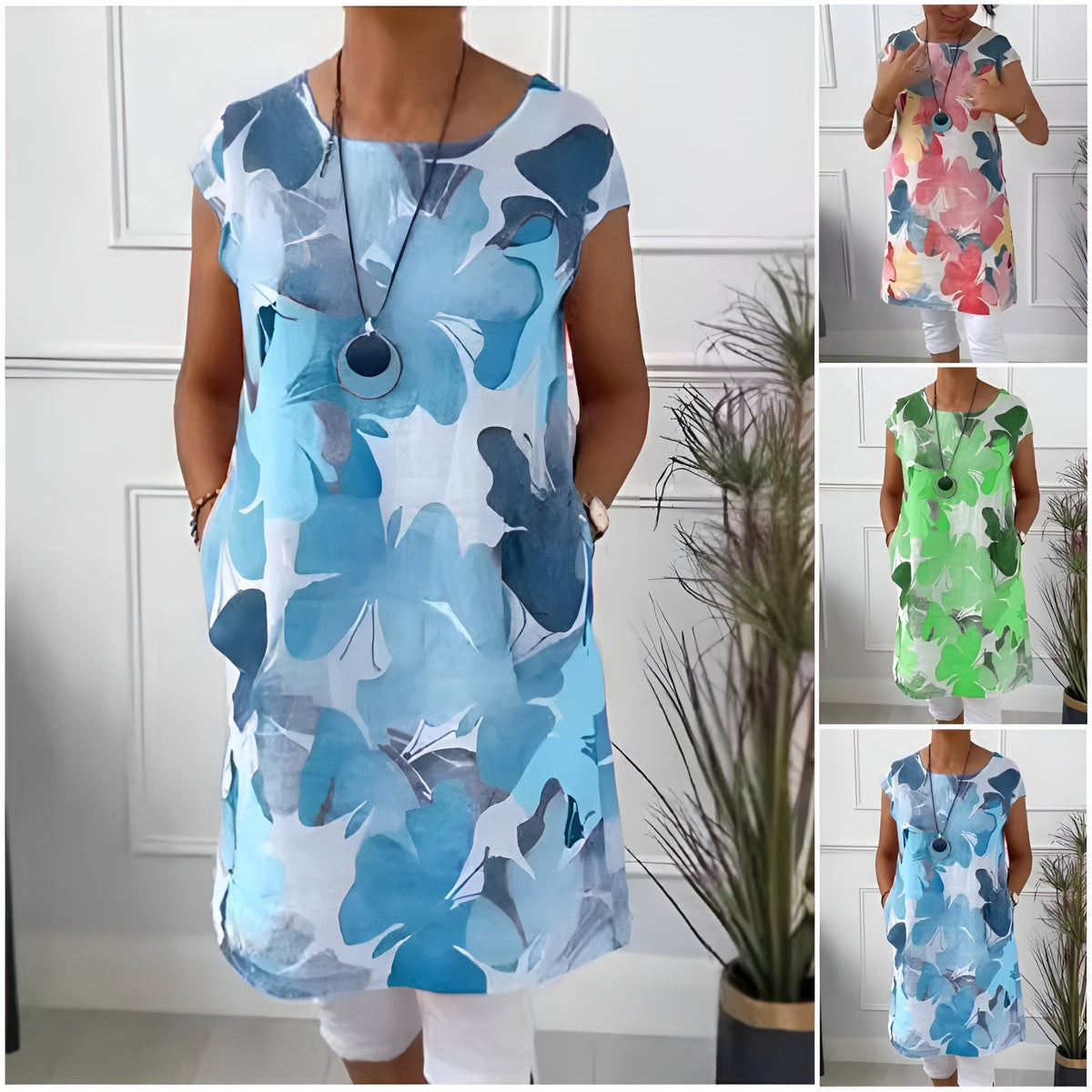 ANNI -  SUMMER FLORAL DRESS