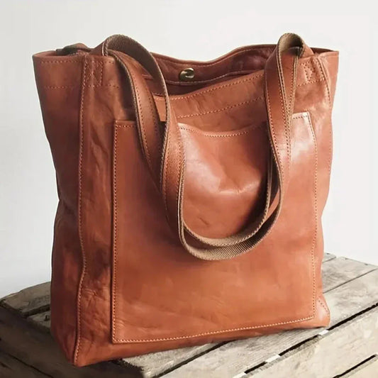 ELENA - LEATHER TOTE BAG