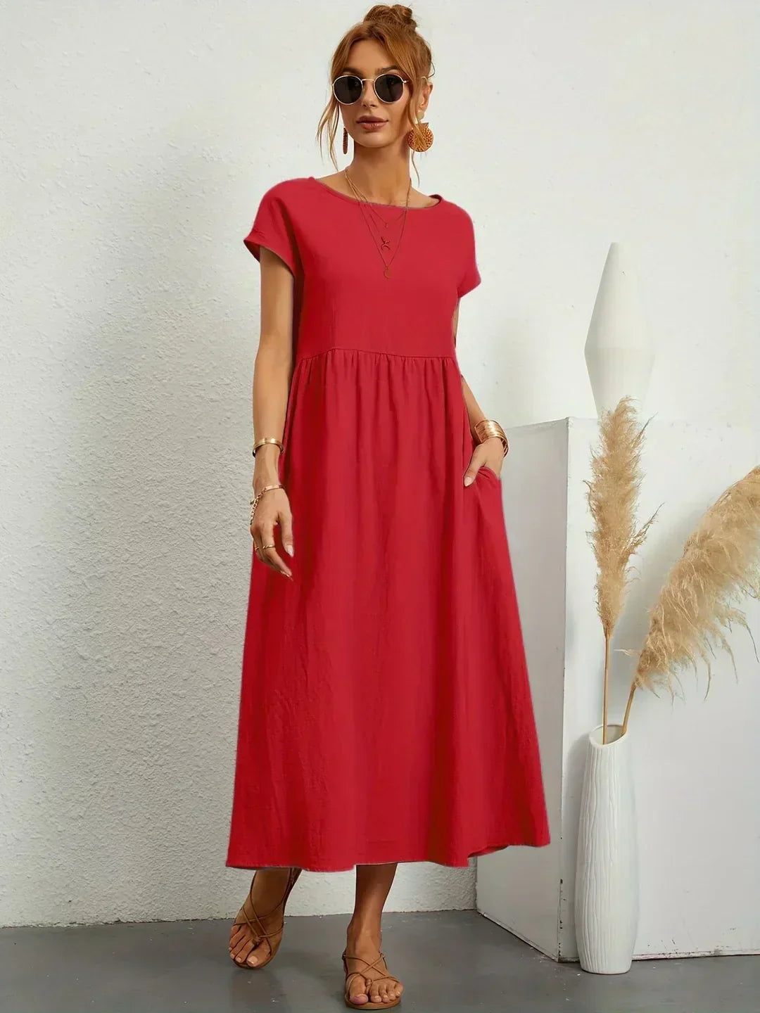 MATHILDE – SUMMER DRESS WITH POCKETS