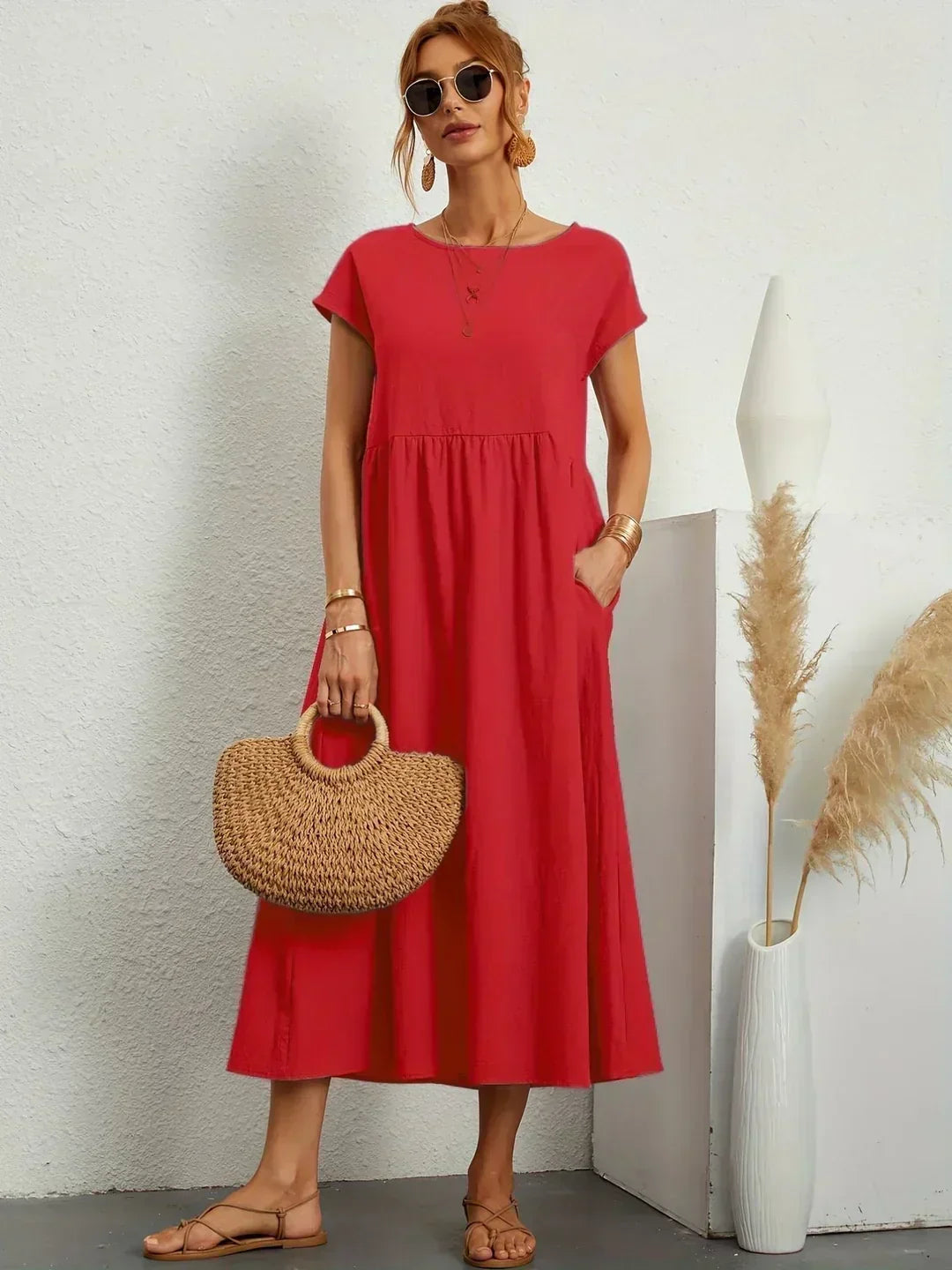 MATHILDE – SUMMER DRESS WITH POCKETS