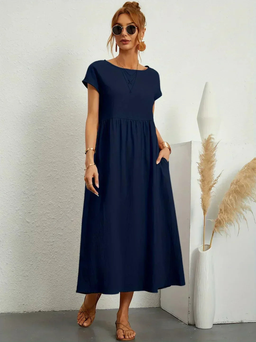 MATHILDE – SUMMER DRESS WITH POCKETS