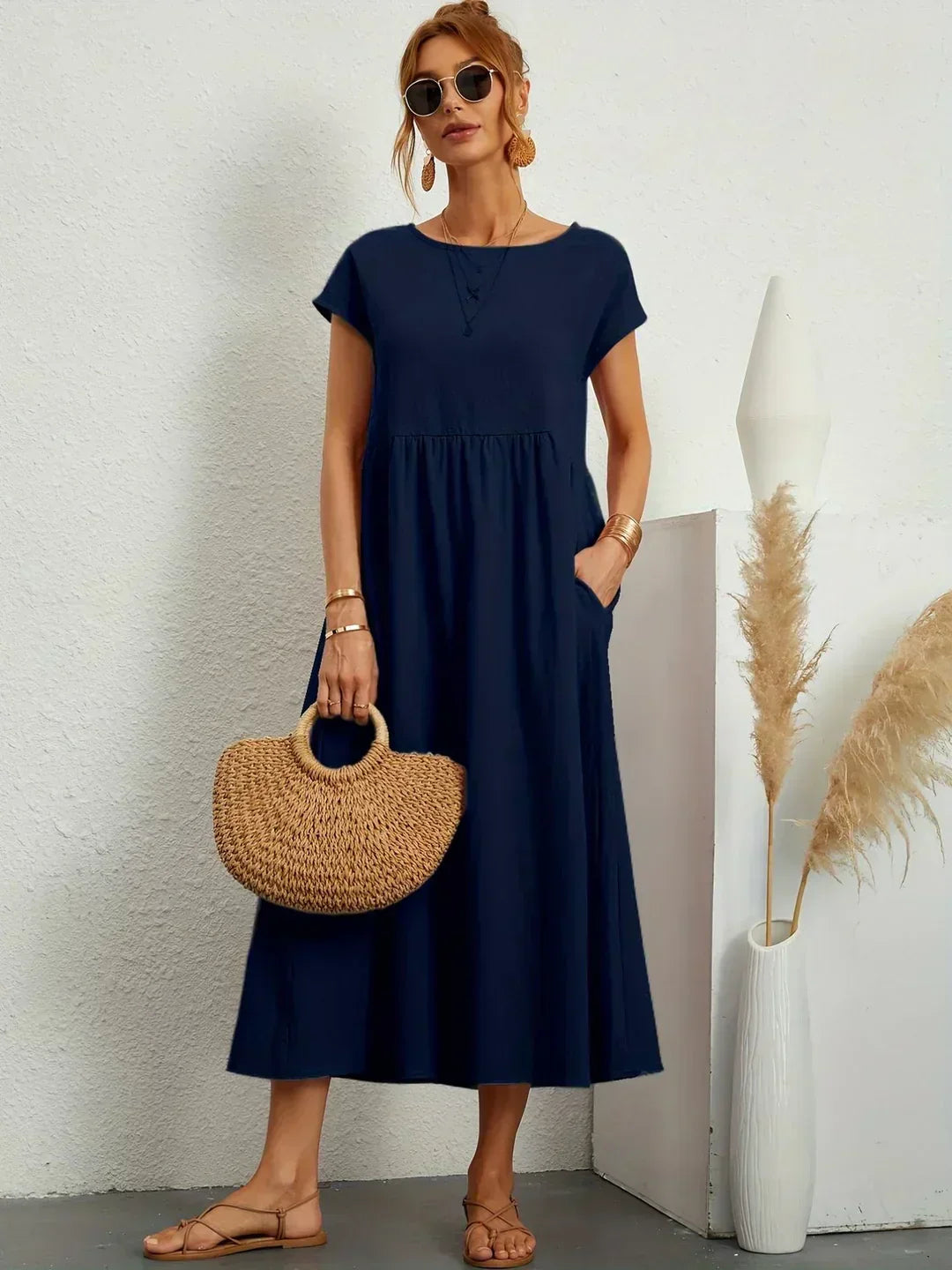 MATHILDE – SUMMER DRESS WITH POCKETS