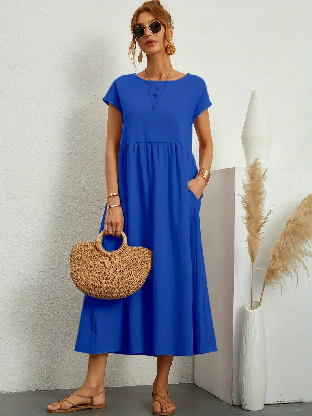 MATHILDE – SUMMER DRESS WITH POCKETS