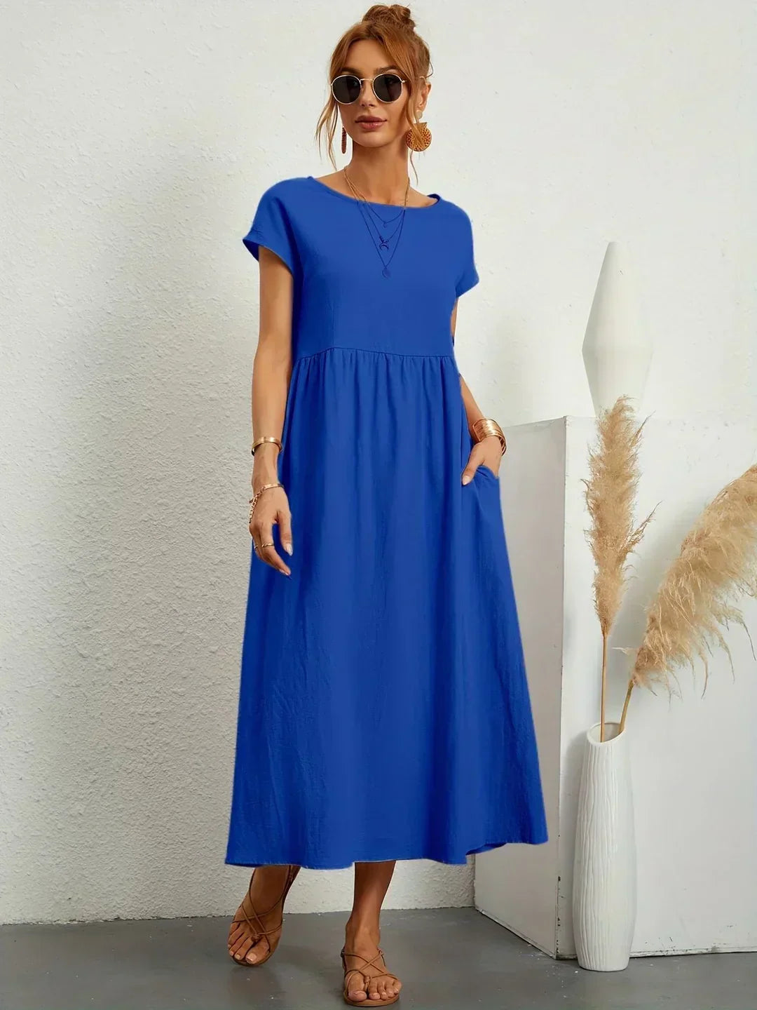 MATHILDE – SUMMER DRESS WITH POCKETS