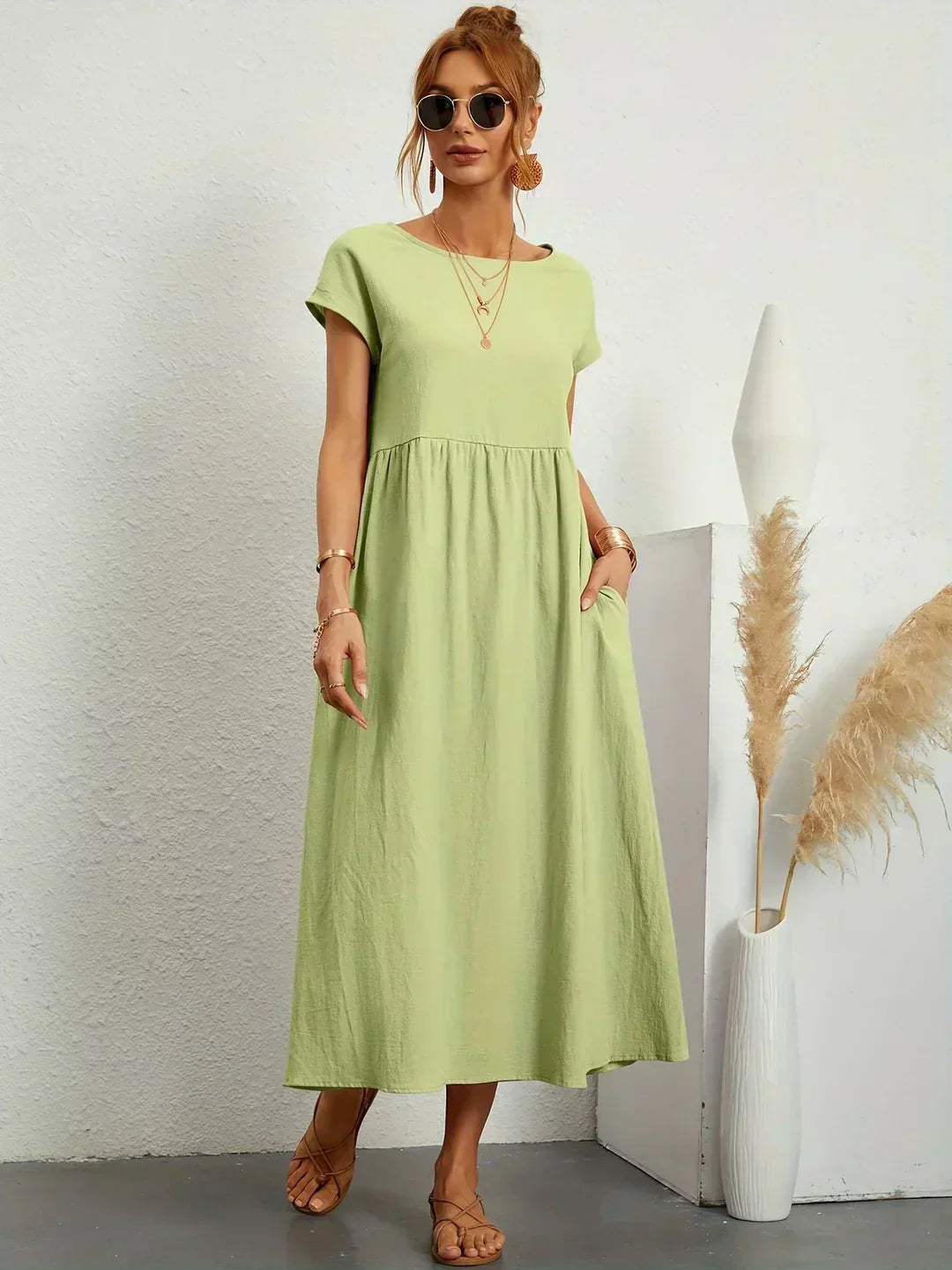 MATHILDE – SUMMER DRESS WITH POCKETS