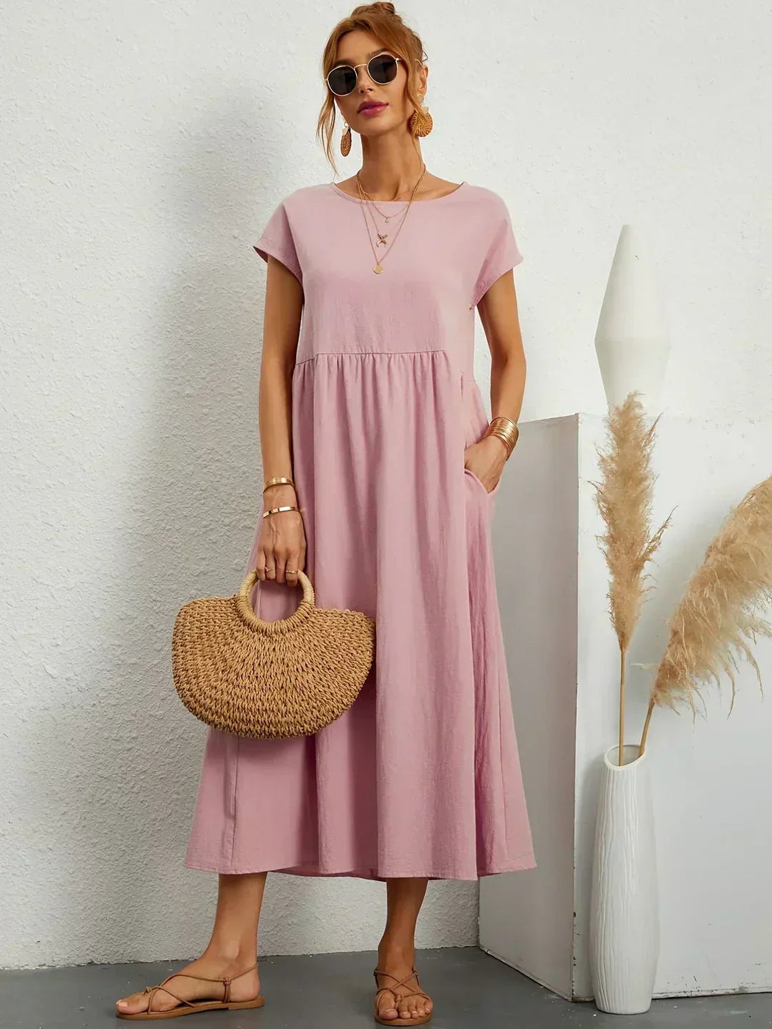 MATHILDE – SUMMER DRESS WITH POCKETS