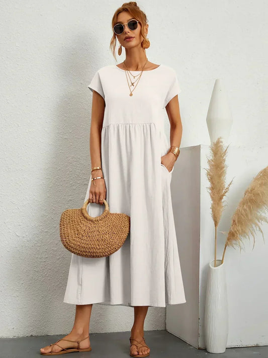 MATHILDE – SUMMER DRESS WITH POCKETS