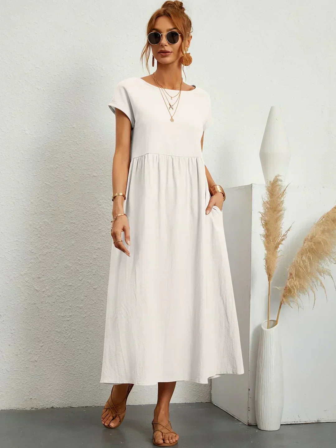 MATHILDE – SUMMER DRESS WITH POCKETS