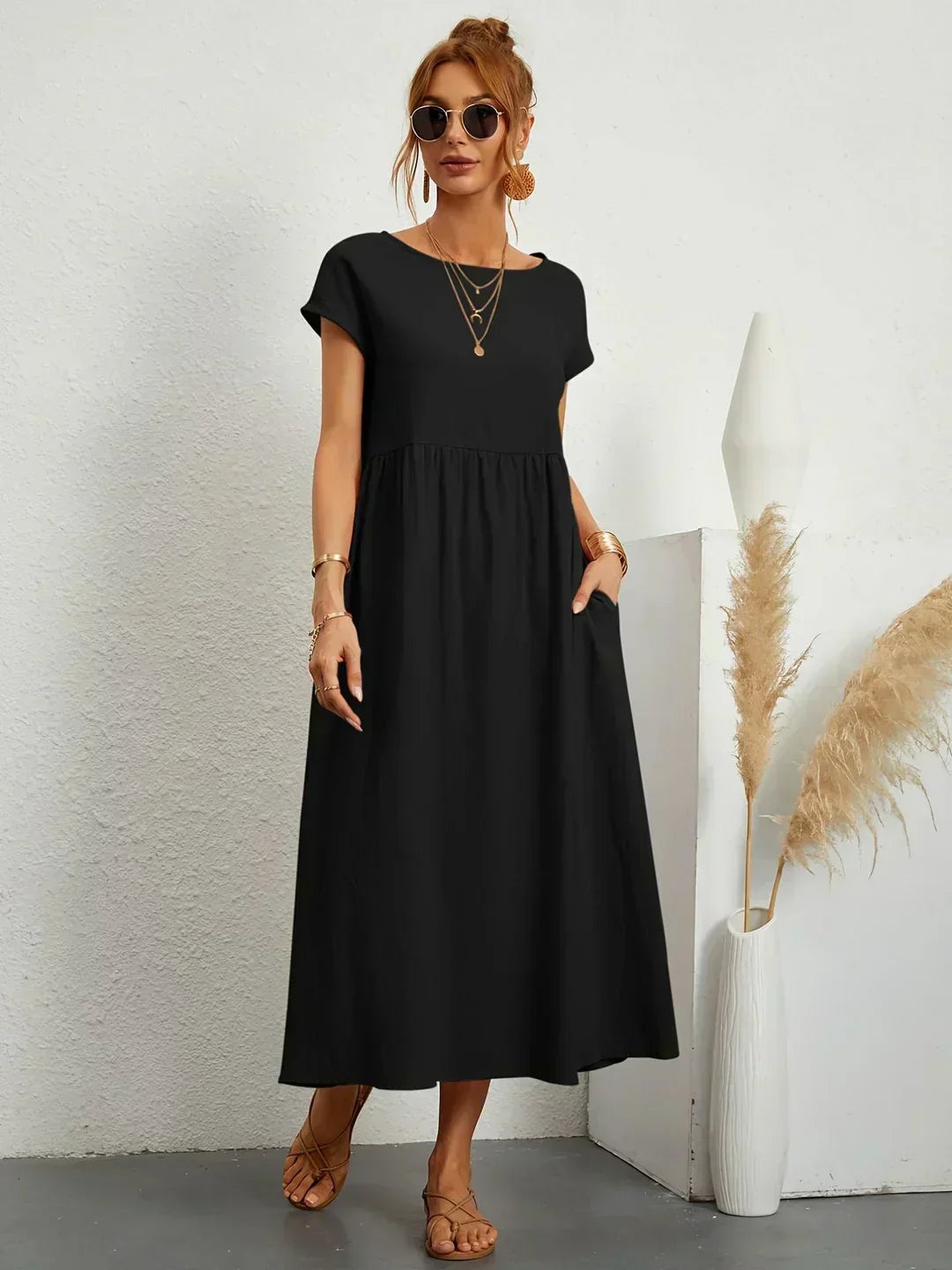 MATHILDE – SUMMER DRESS WITH POCKETS