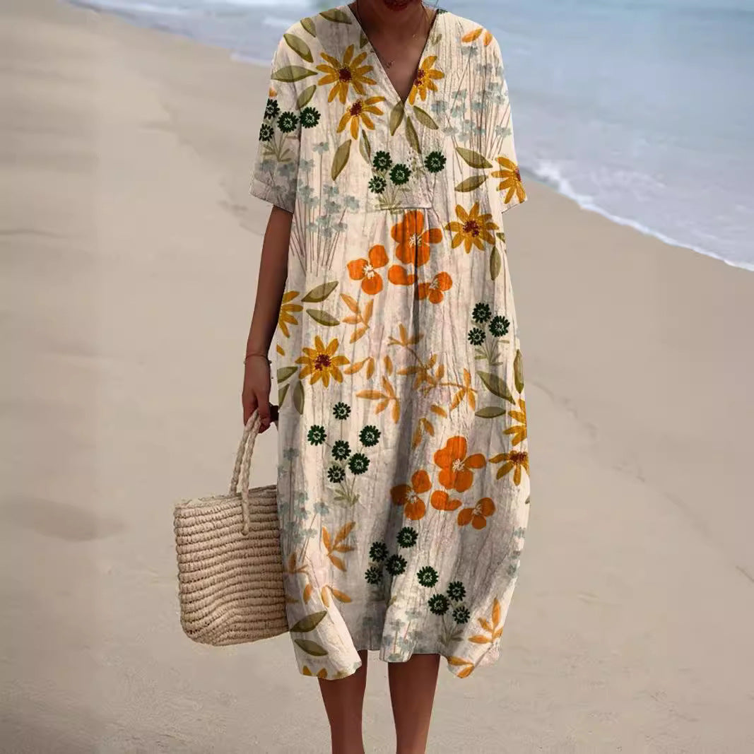 EMMA - DRESS WITH FLORAL PRINT
