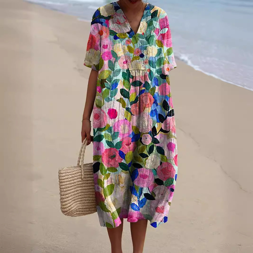 EMMA - DRESS WITH FLORAL PRINT