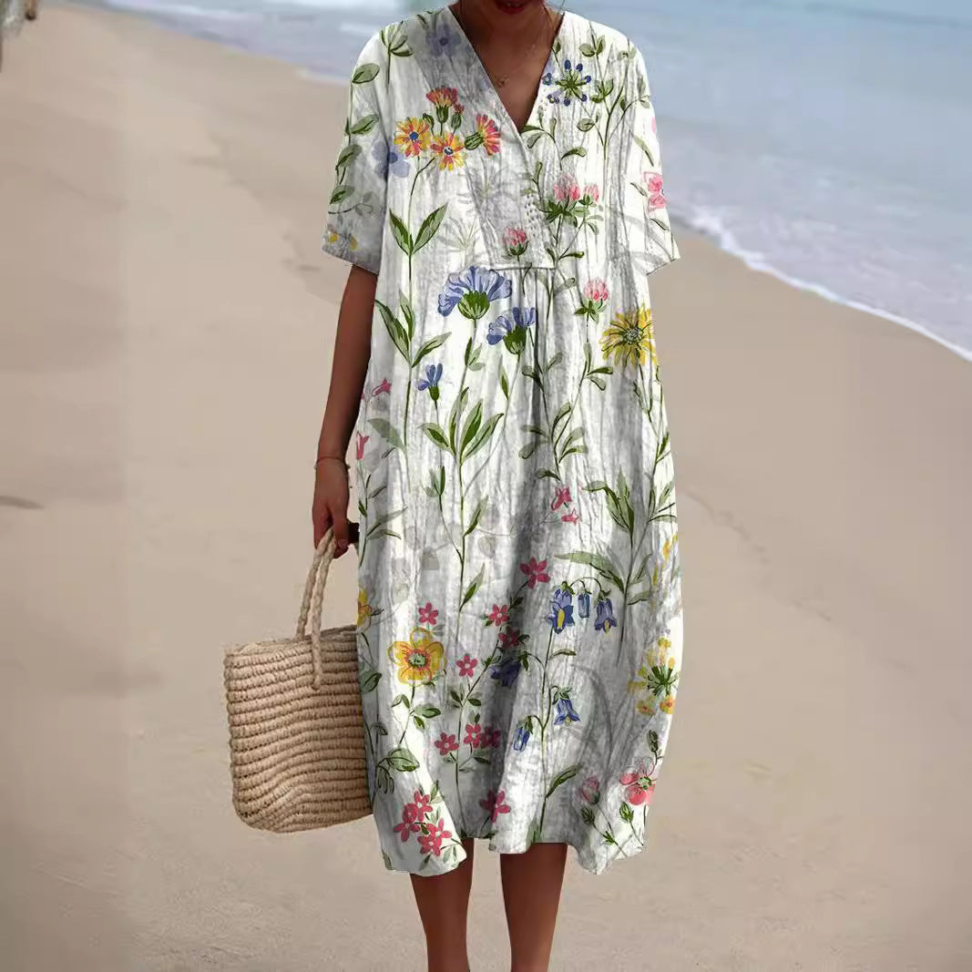 EMMA - DRESS WITH FLORAL PRINT
