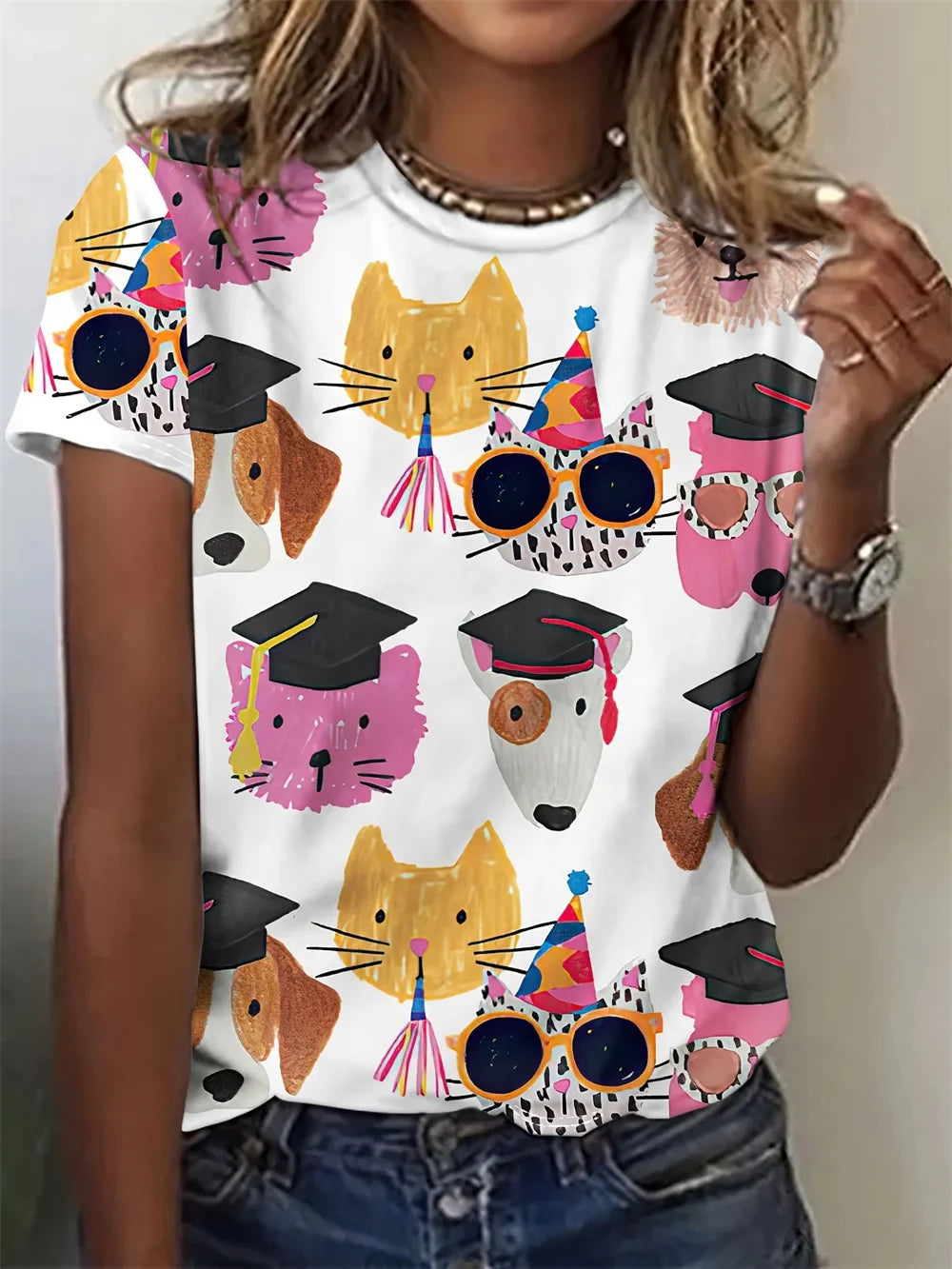TYRA – SHIRT WITH ANIMAL PRINT
