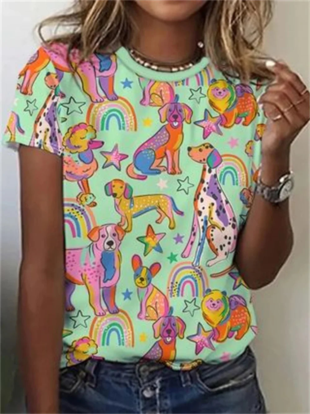 TYRA – SHIRT WITH ANIMAL PRINT