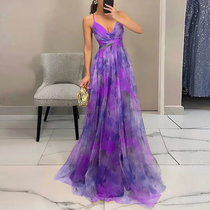 GISELLE - FLORAL PRINT MAXI DRESS