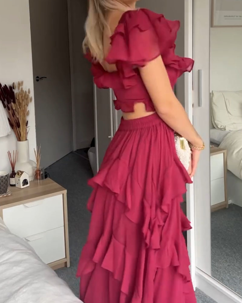 ENYA - RUFFLE DRESS
