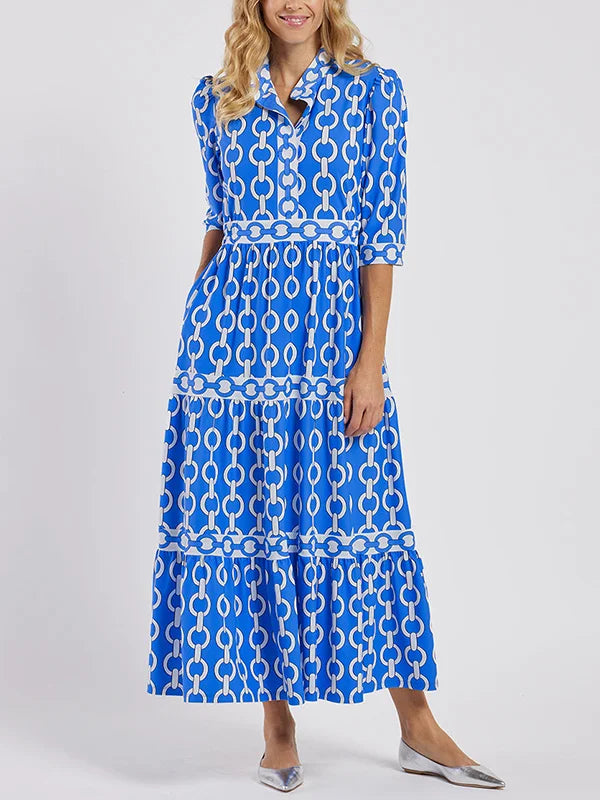 JULIETTE - CHAIN LINK MIDI DRESS