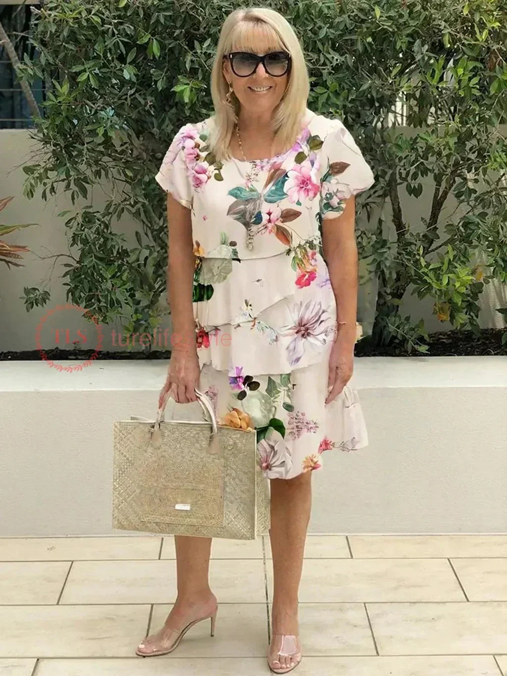 ROWENA – BLOOM RUFFLE DRESS