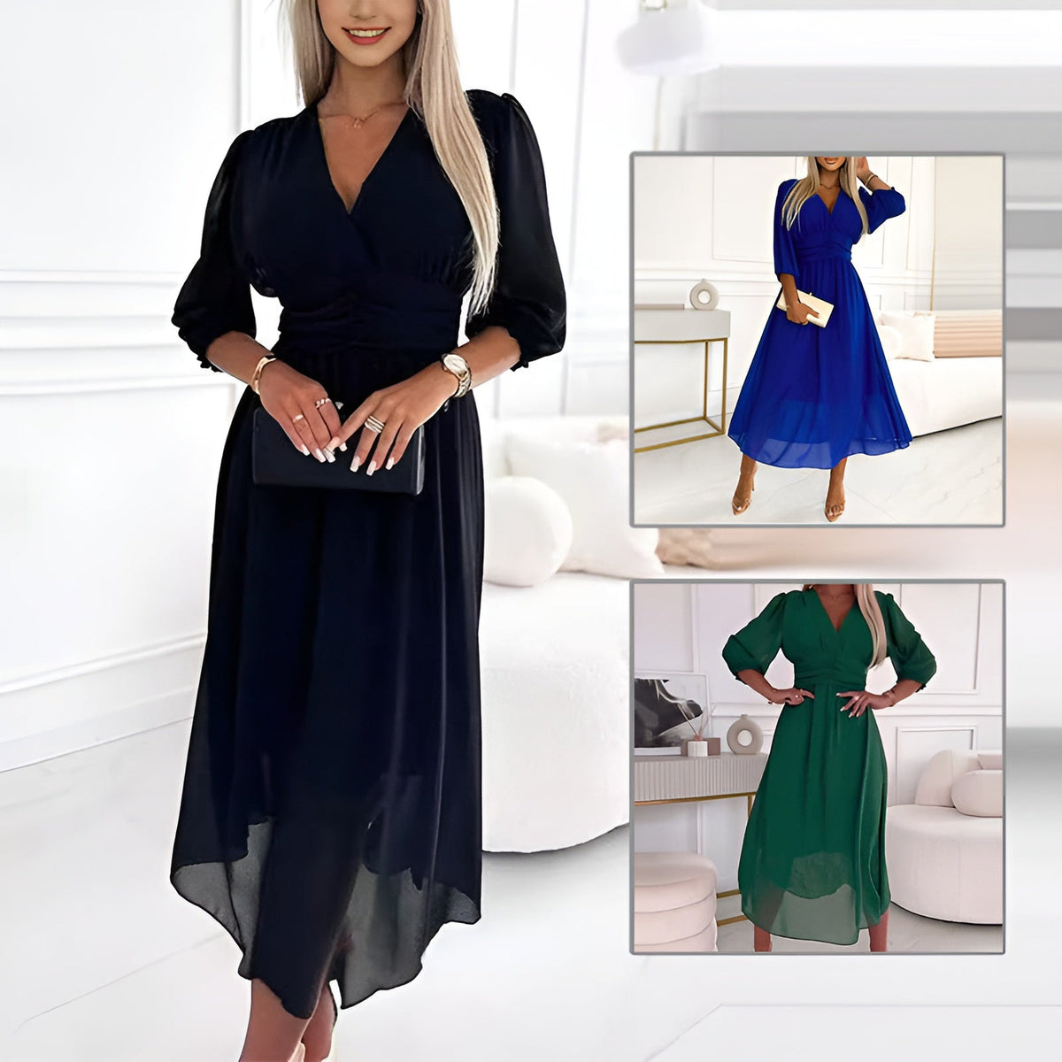 RYLEE - SILKY ELEGANT DRESS