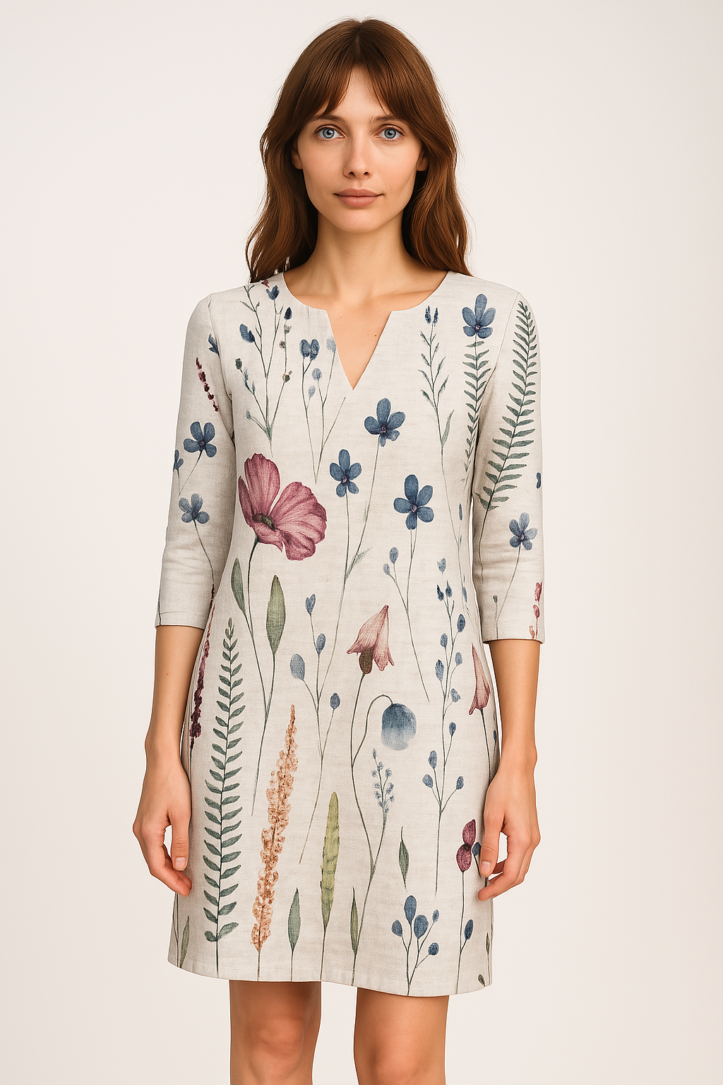 ALISA – SOFT AND FEMININE FLORAL DRESS