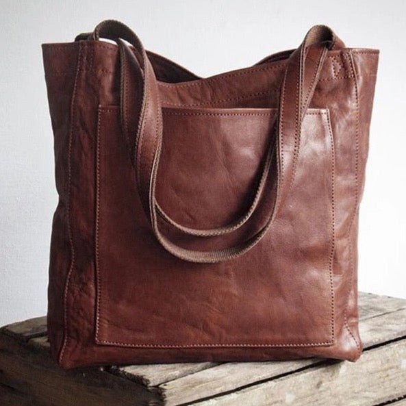 ELENA - LEATHER TOTE BAG
