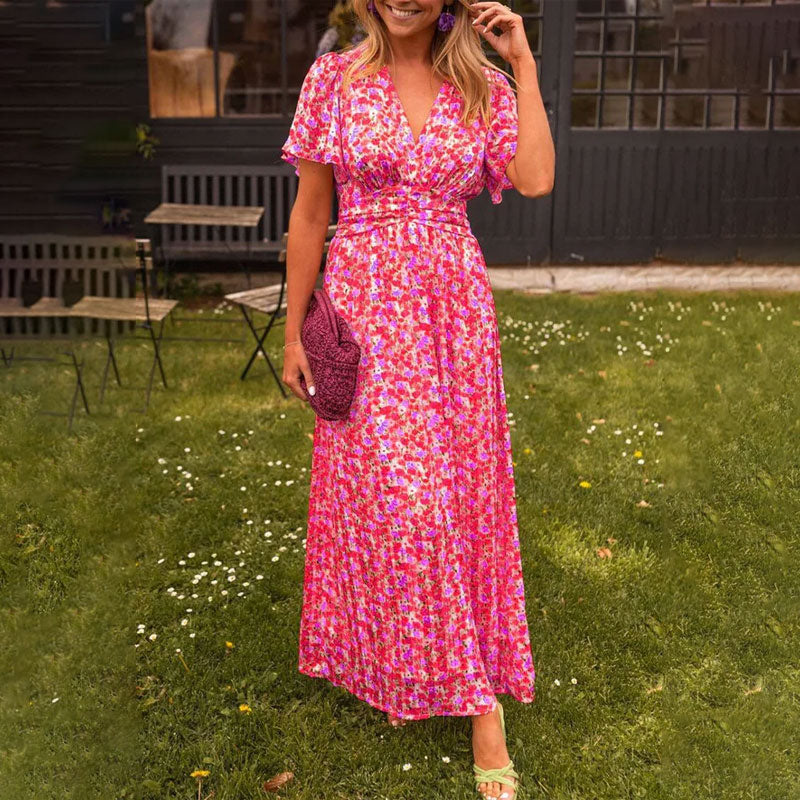 SHEILA - CLASSIC V-NECK DRESS