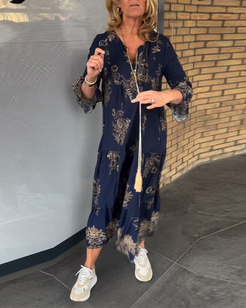 BONNIE - PRINTED CASUAL DRESS