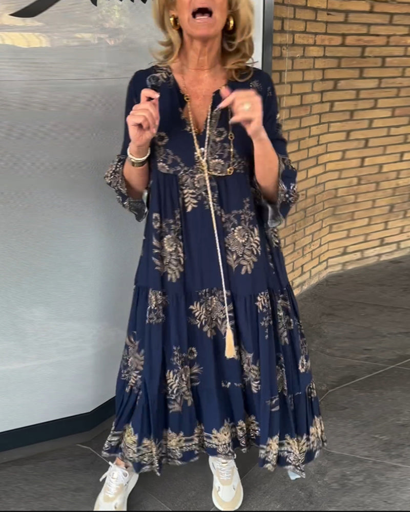 BONNIE - PRINTED CASUAL DRESS